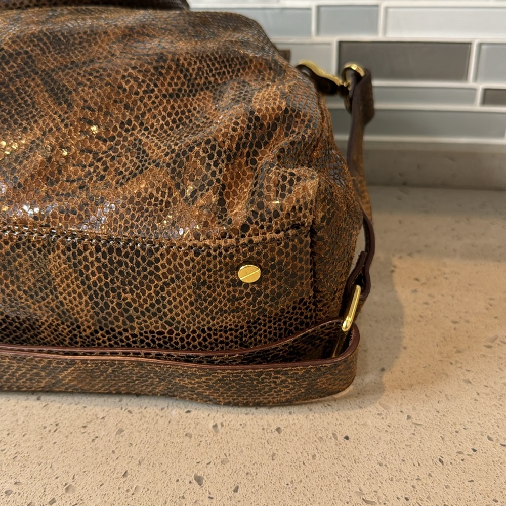 TORY BURCH - Faux Animal Print Shoulder/Handbag - Picture 11 of 12